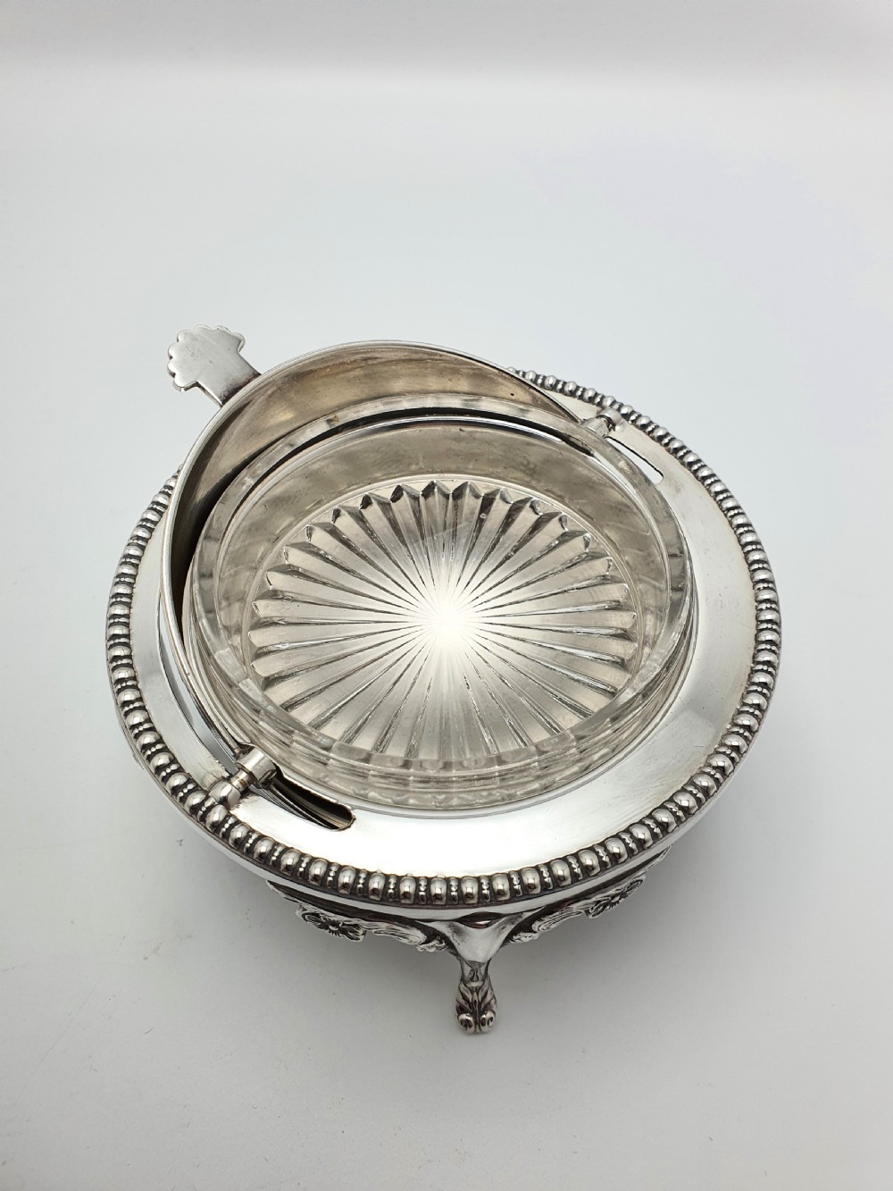 Fabulous Pair of Silver-Plated Caviar/Butter Dishes – circa 1960 View VI