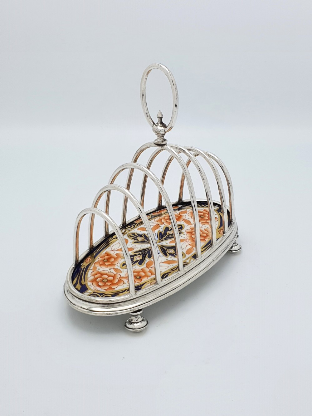 Unusual Antique Silver-Plated Toast Rack – circa 1890 