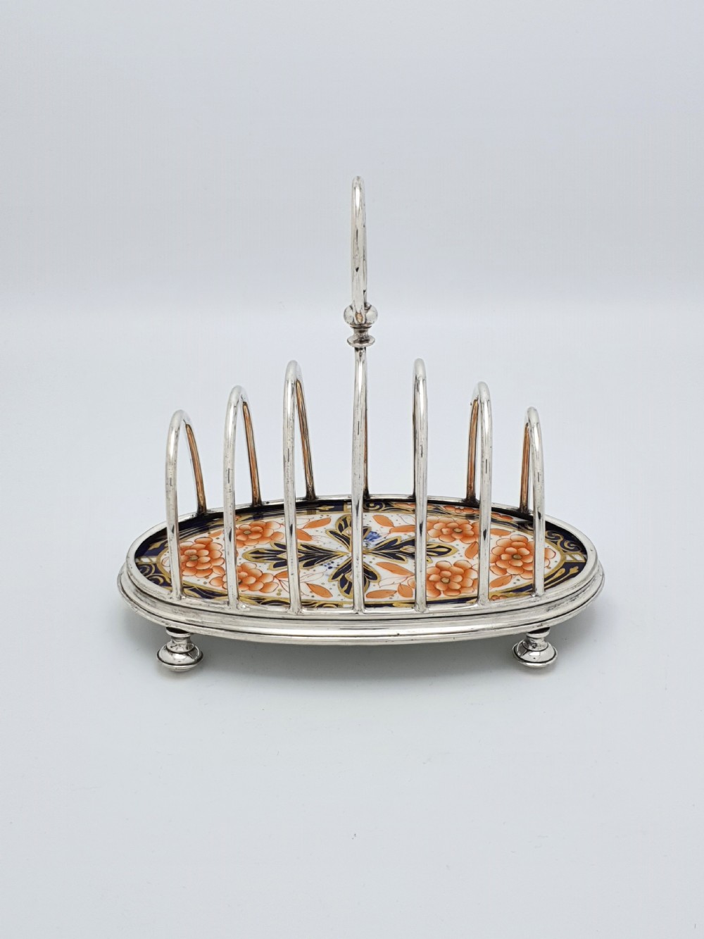Unusual Antique Silver-Plated Toast Rack – circa 1890  View II