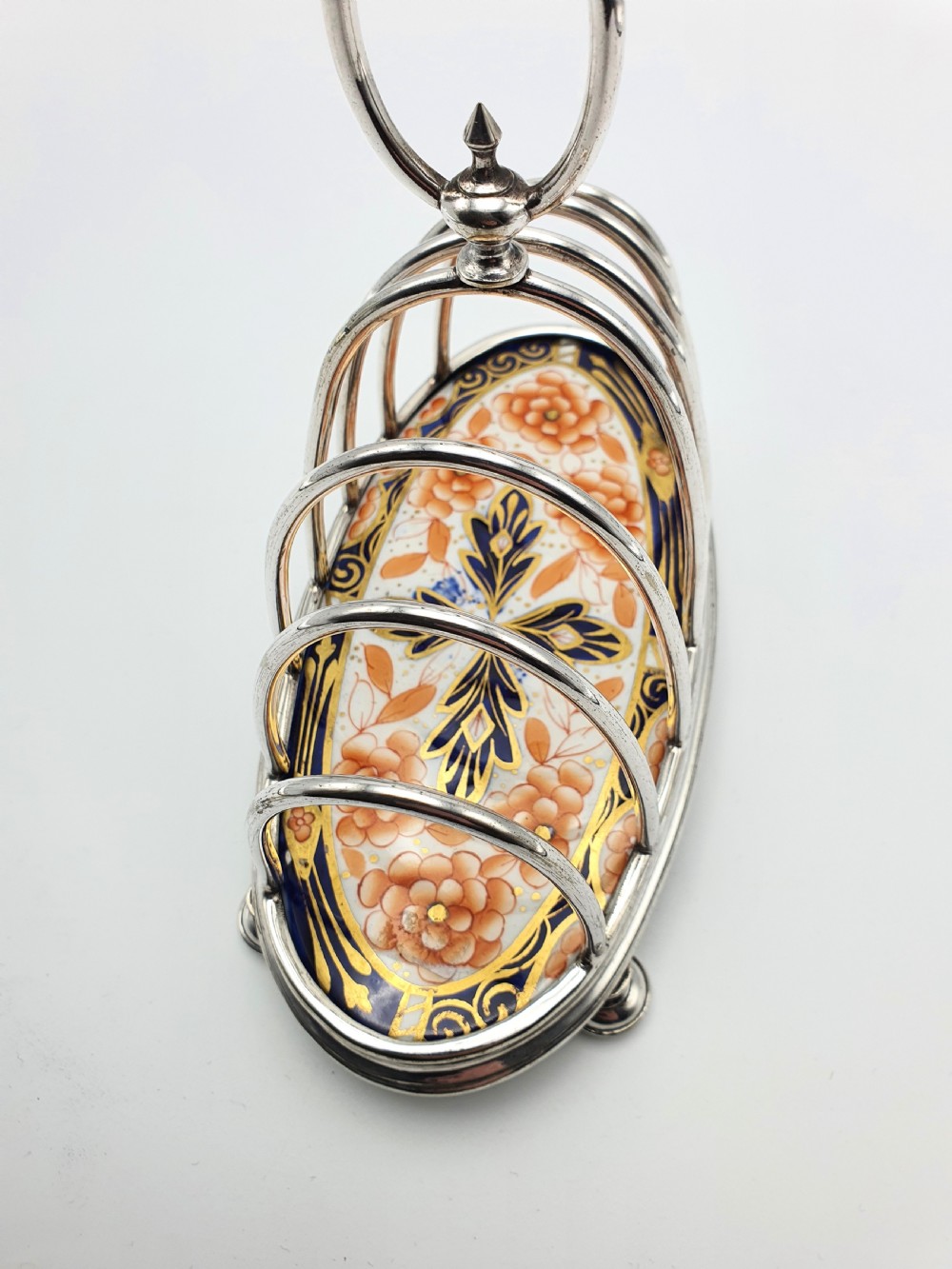 Unusual Antique Silver-Plated Toast Rack – circa 1890  View III