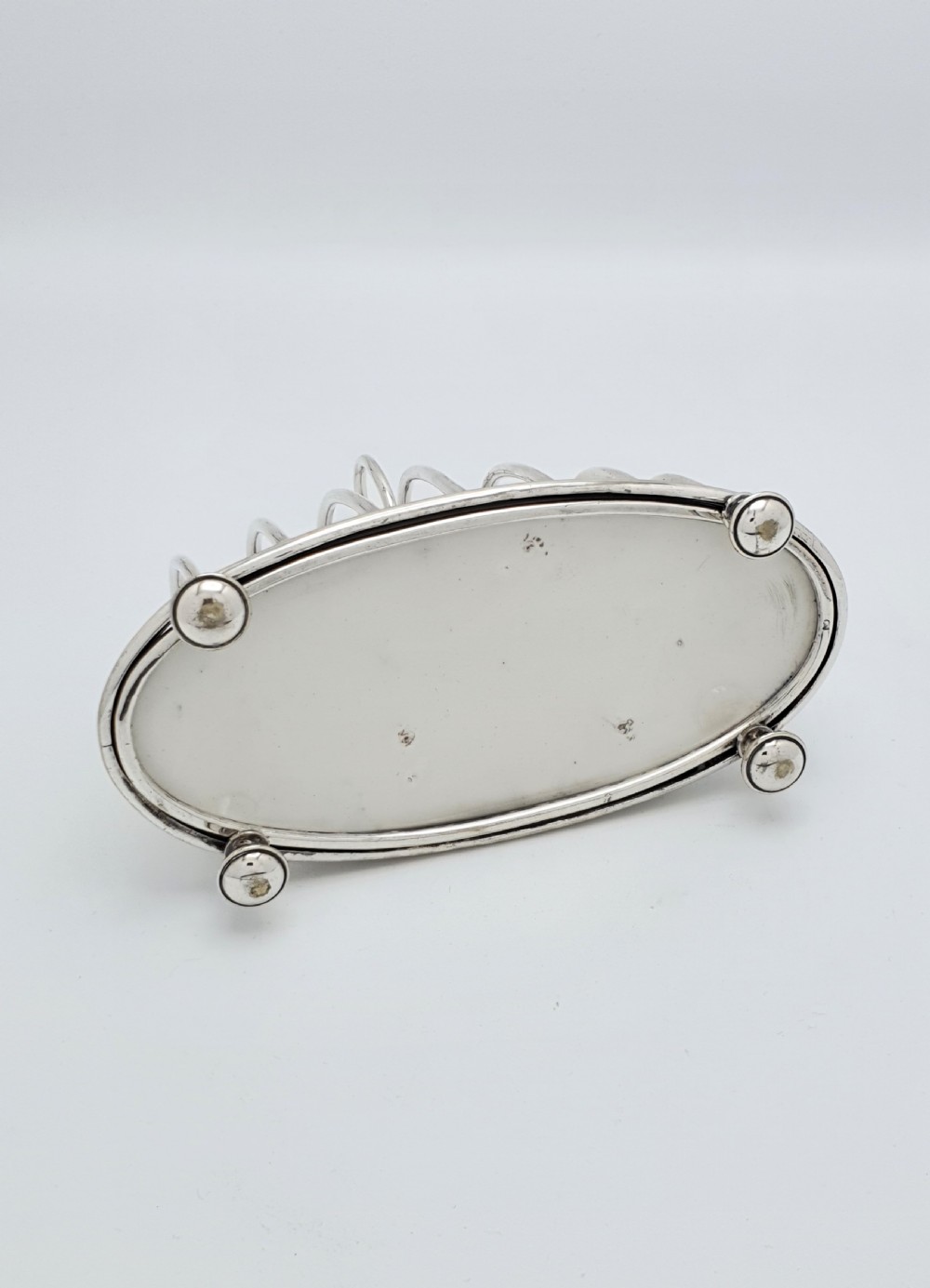 Unusual Antique Silver-Plated Toast Rack – circa 1890  View IV