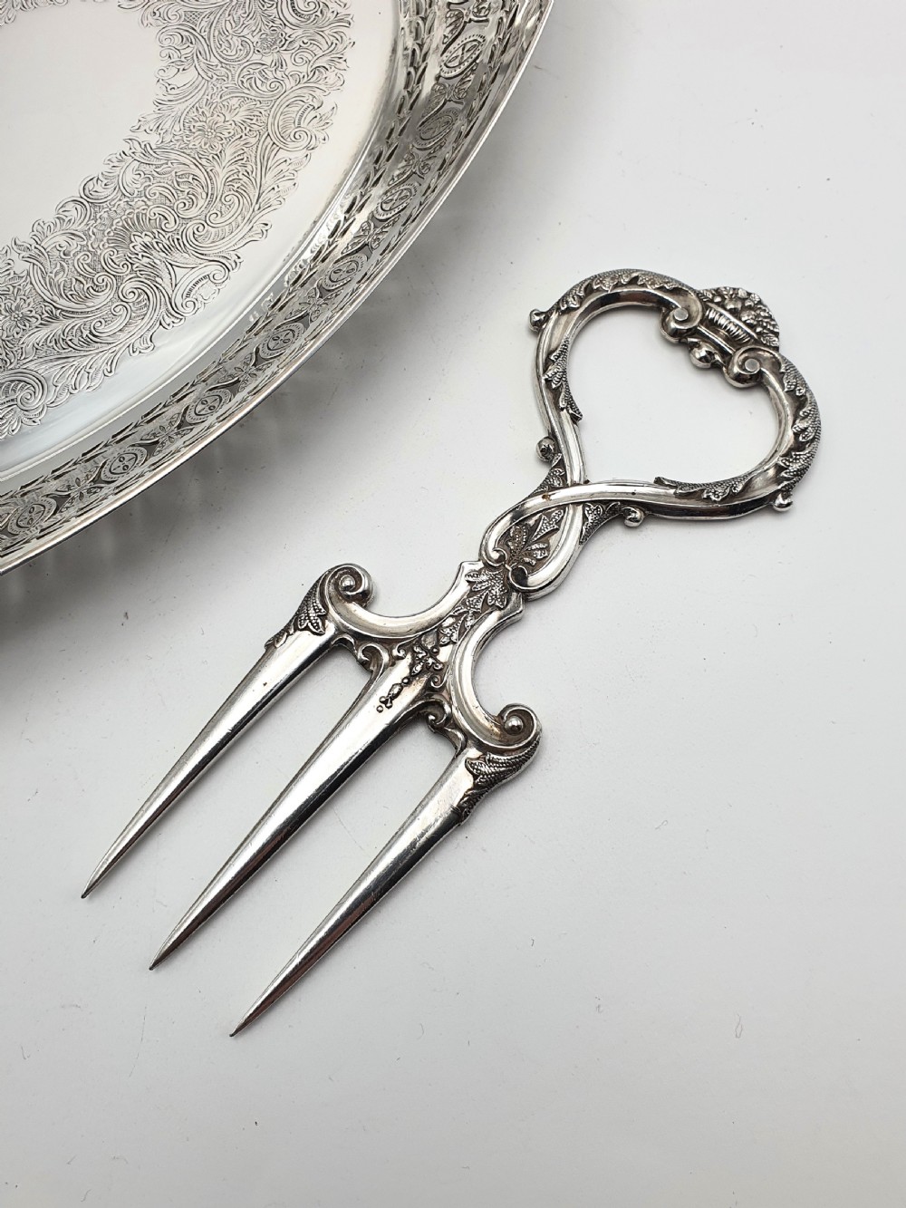 Gorgeous Scottish Silver-Plated Breadbasket - circa 1930 View III