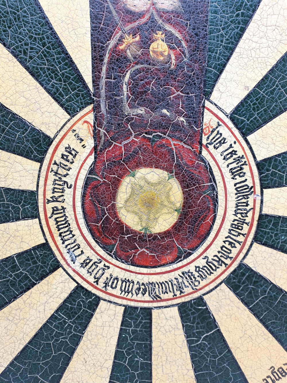 Unusual Victorian Painted Depiction of King Arthur’s Round Table – circa 1880 View III