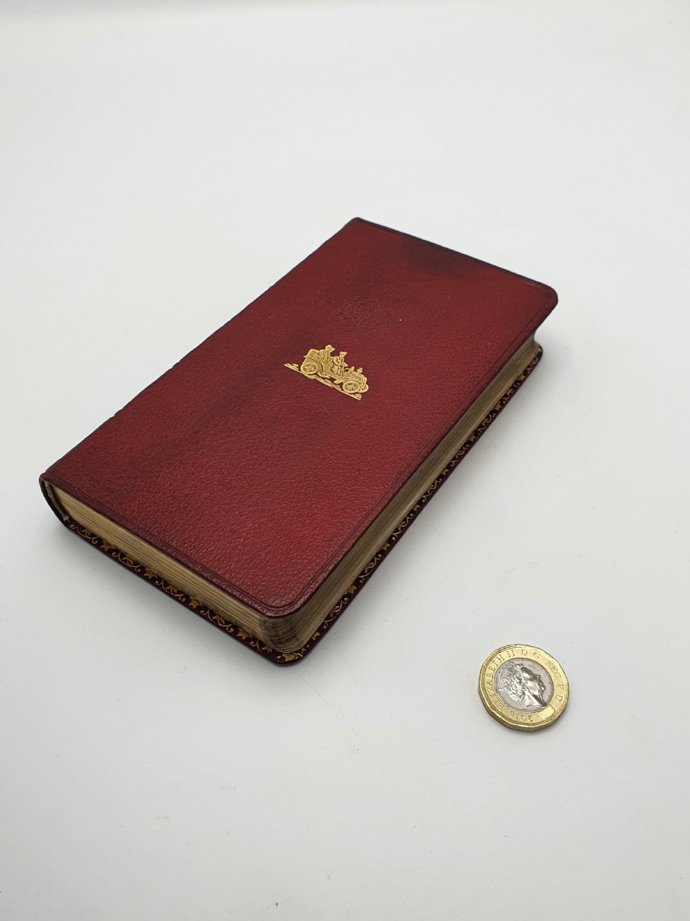Unusual Antique Dunhill Road Map Book – 1906 View VII