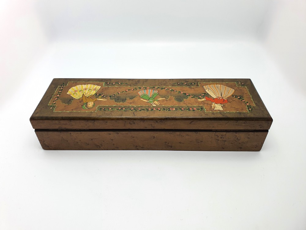 Lovely Dutch Burr Walnut Box - circa 1930 View IV