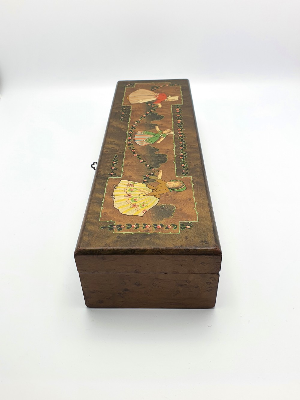 Lovely Dutch Burr Walnut Box - circa 1930 View V