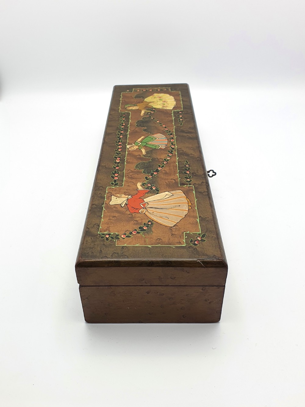 Lovely Dutch Burr Walnut Box - circa 1930 View VI
