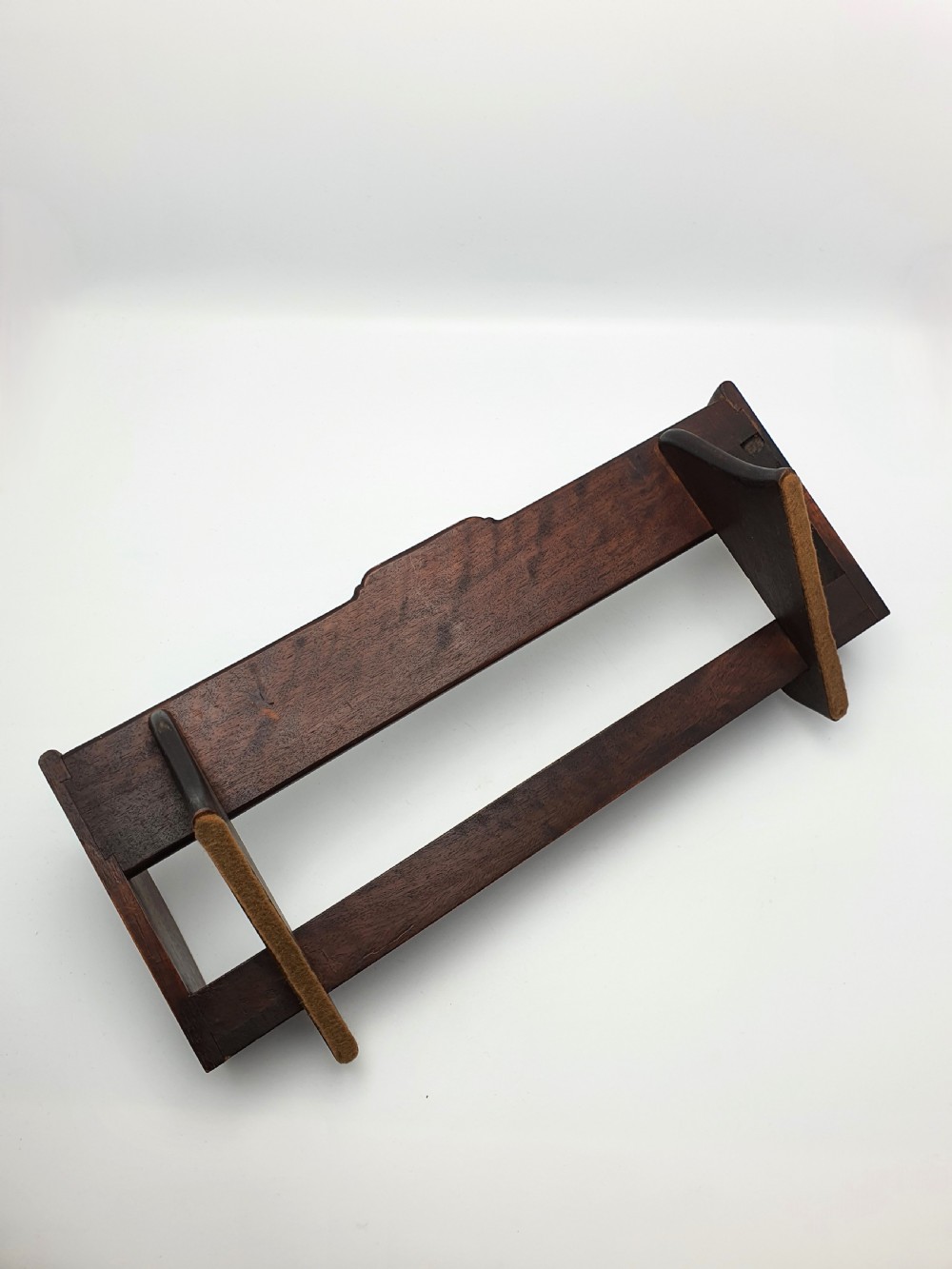 Nice Edwardian Carved Oak Book Rack – circa 1905 View VI