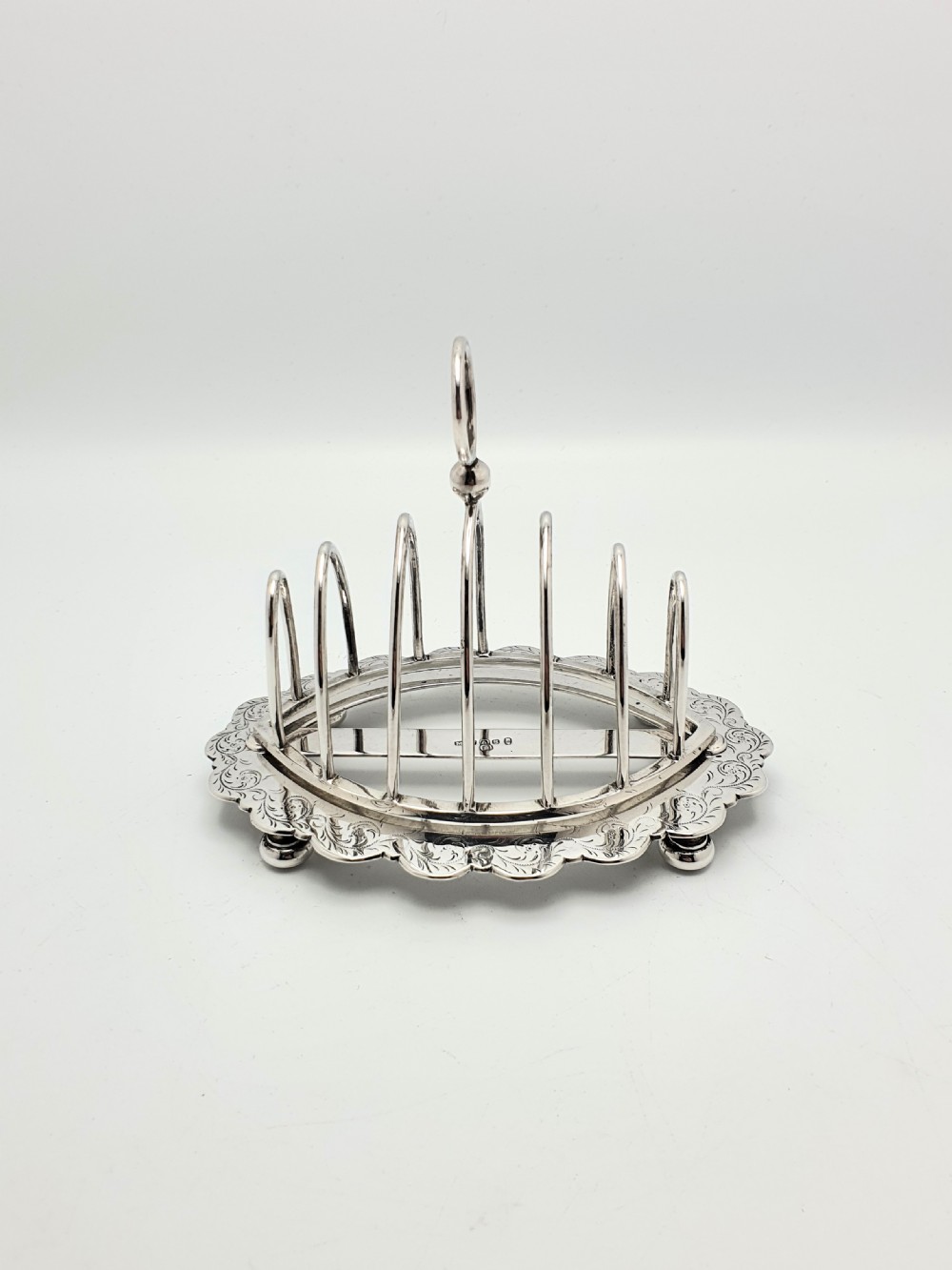 Attractive Victorian Silver-Plated Toast Rack – circa 1890 View II