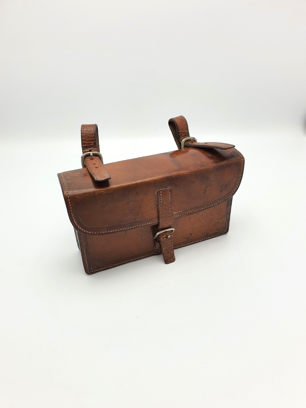 Handsome Edwardian Antique Leather Cased Sandwich Box - circa 1905 View II