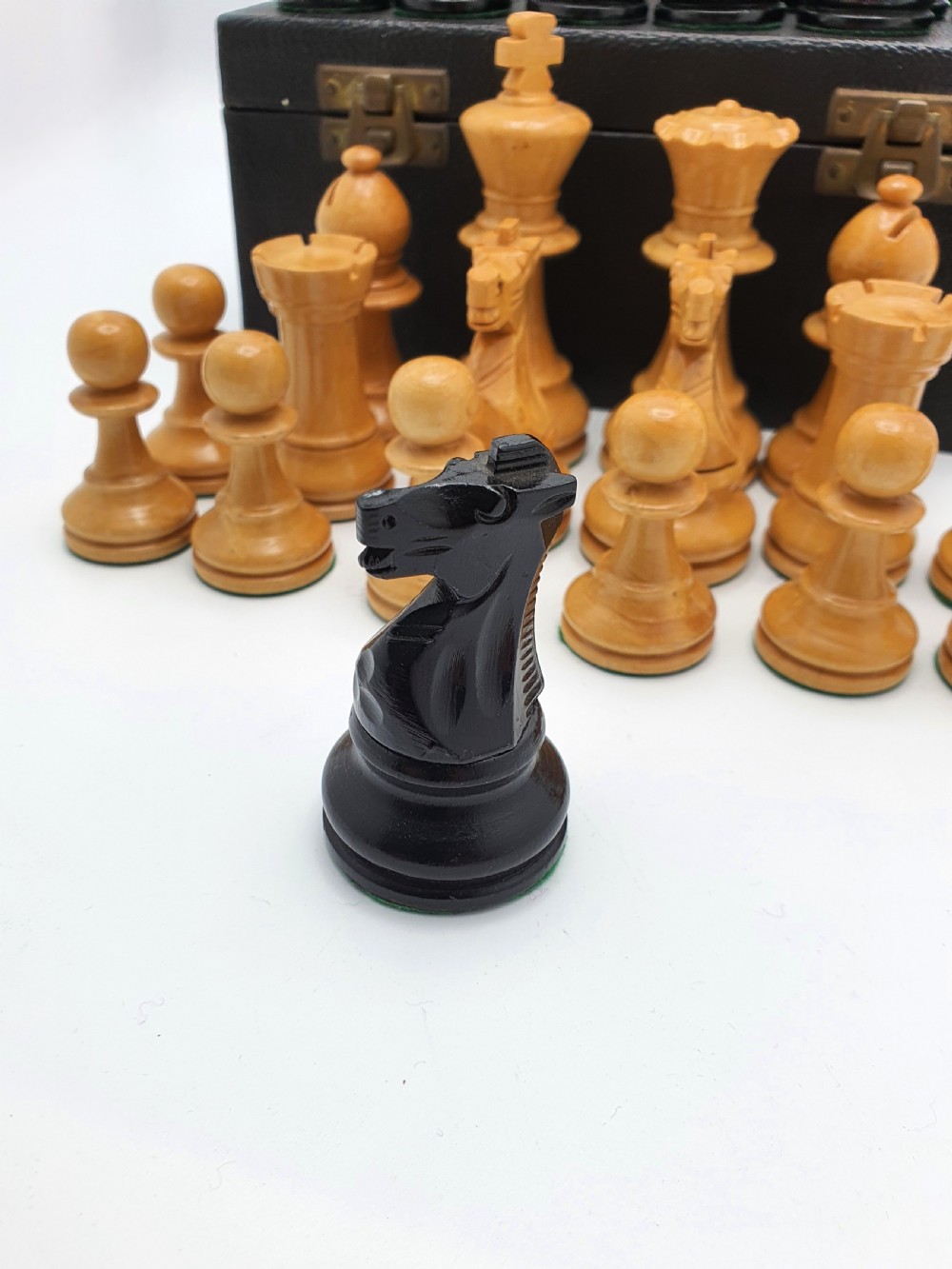 Nice Staunton Style Chess Set – circa 1930 View III