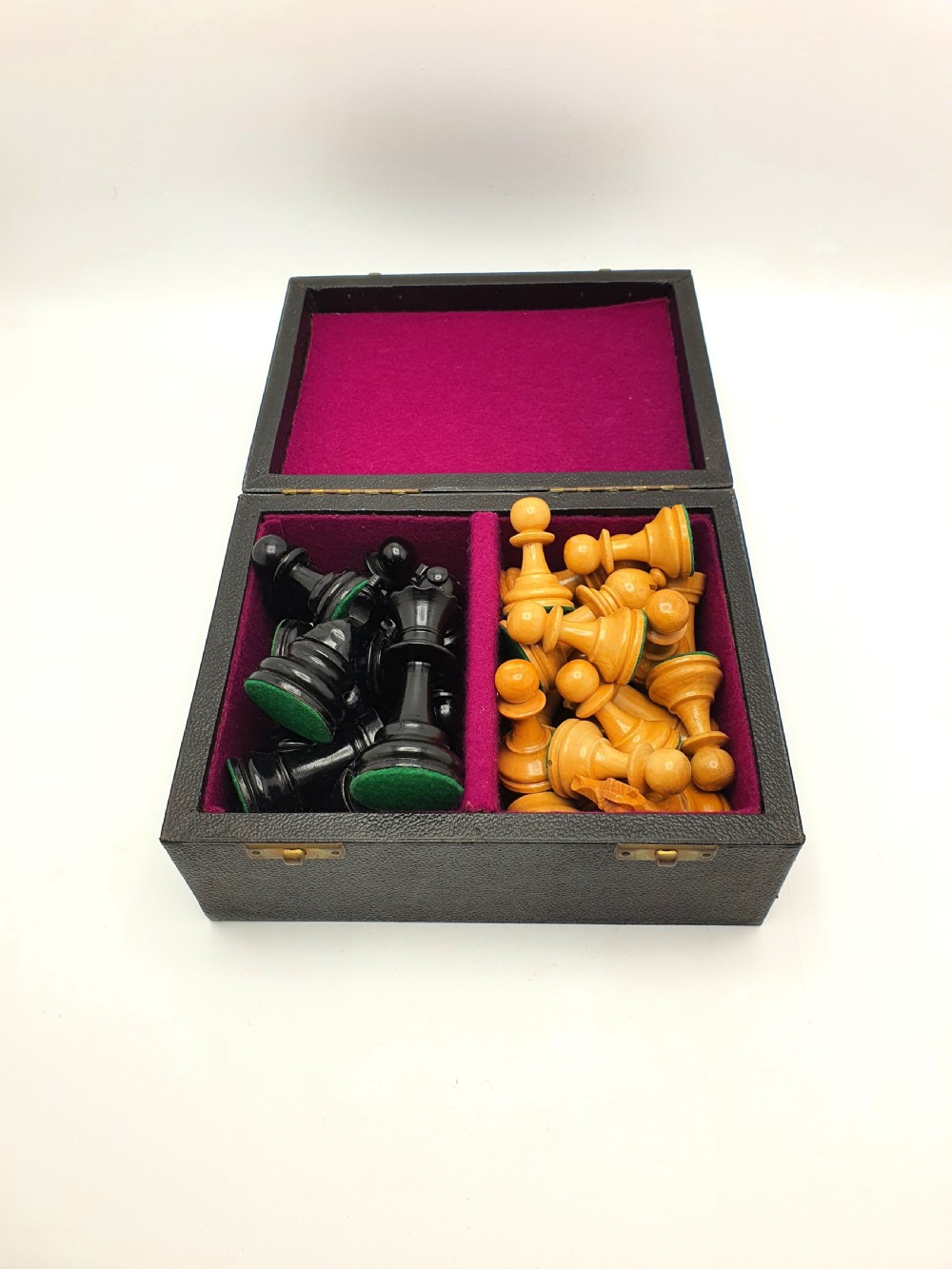 Nice Staunton Style Chess Set – circa 1930 View VII