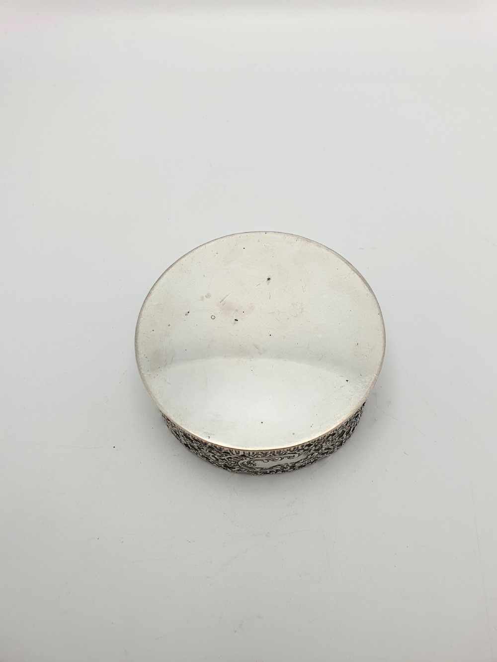 Fabulous Continental Silver Wine Coaster – circa 1900 View IV
