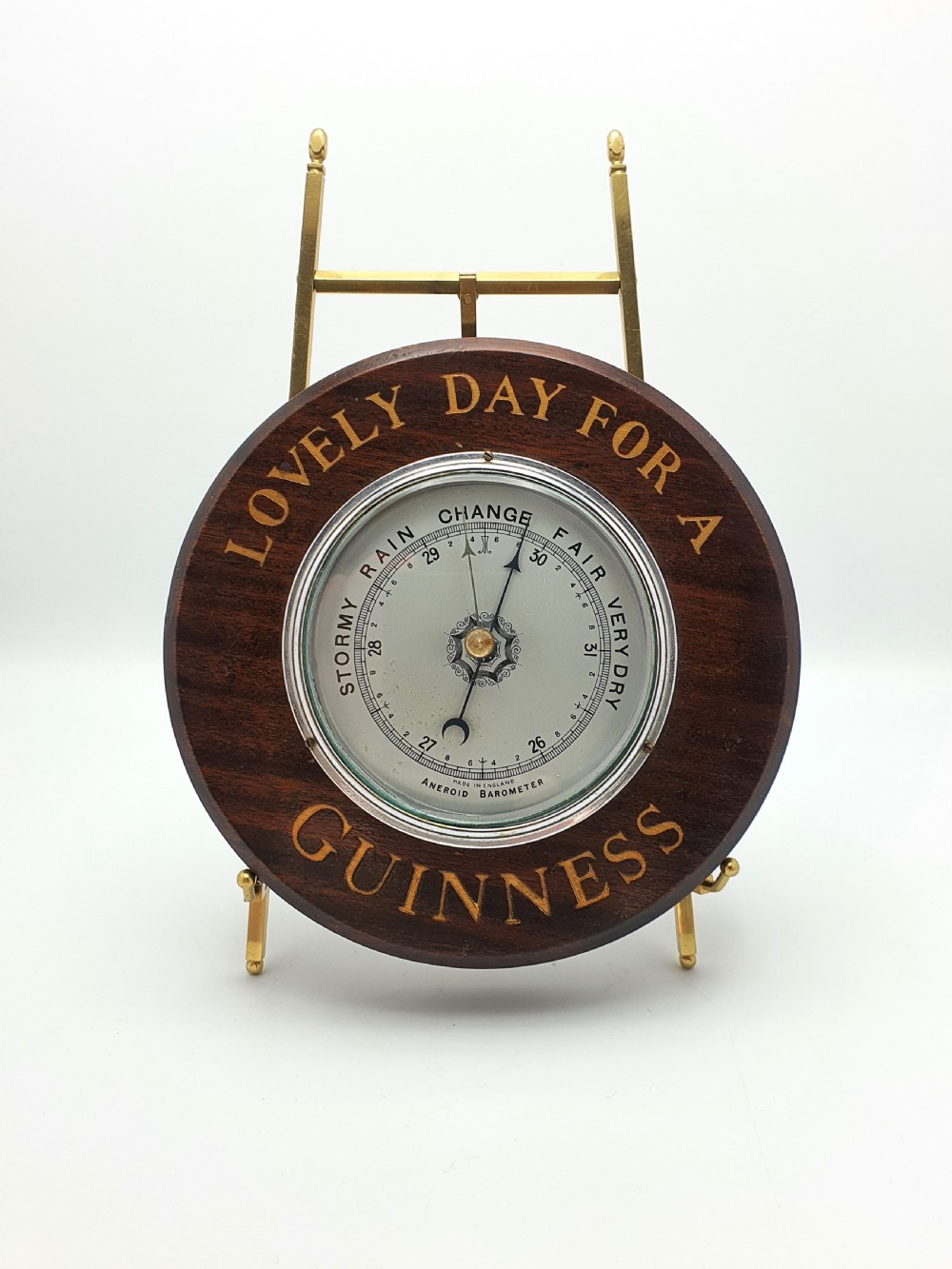 Good Vintage Guinness Advertising Barometer – circa 1950
