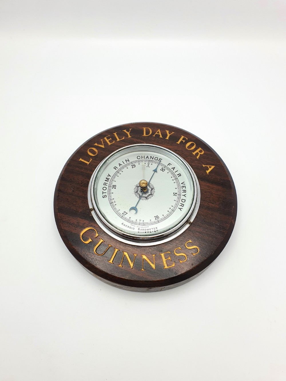Good Vintage Guinness Advertising Barometer – circa 1950 View II