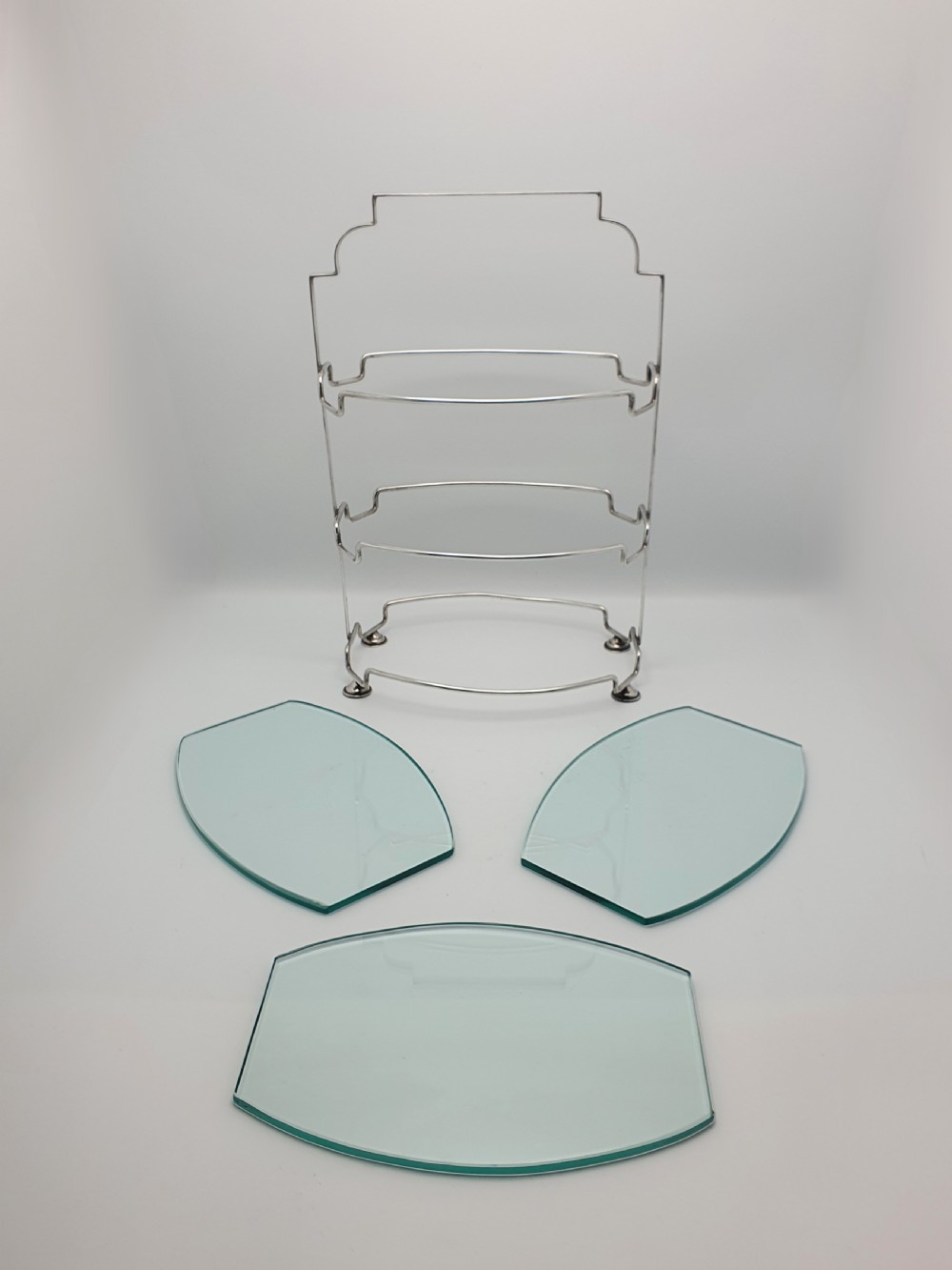 Nice Art Deco Three-Tier Cake Stand - circa 1930 View III