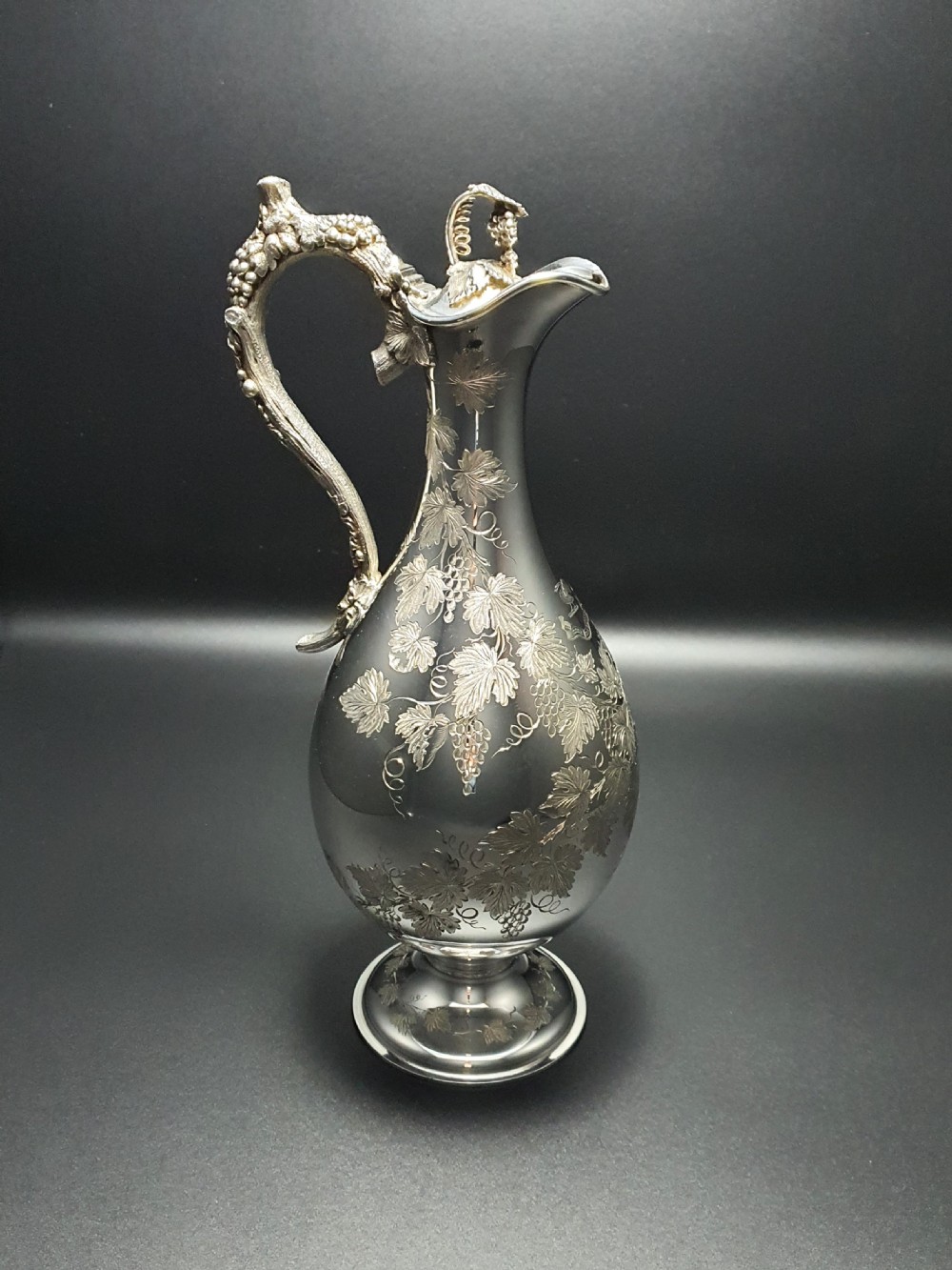 Magnificent Victorian Claret Jug – circa 1860 View II