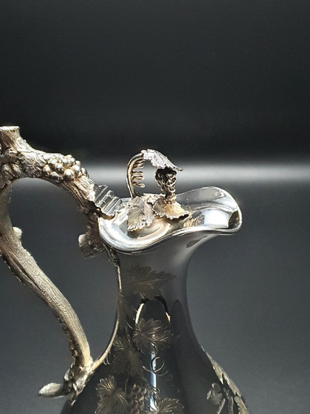 Magnificent Victorian Claret Jug – circa 1860 View III