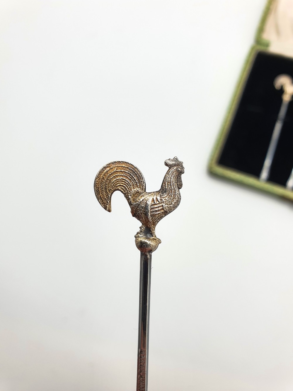 Nice Boxed Set of 6 Sterling Silver Cocktail Sticks - circa 1930 View IV