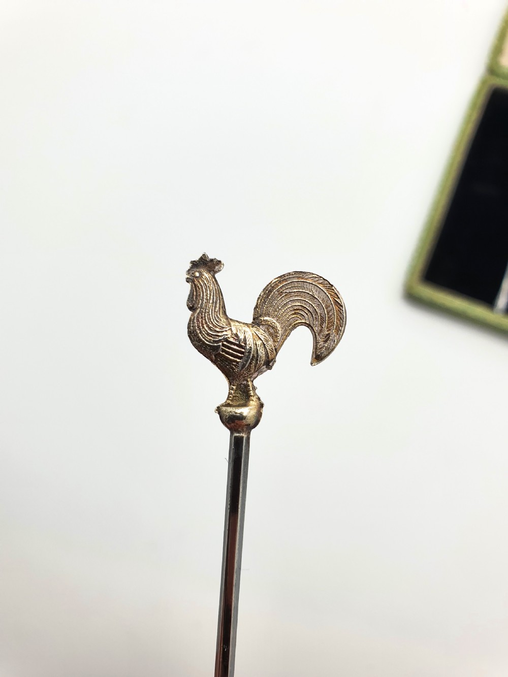 Nice Boxed Set of 6 Sterling Silver Cocktail Sticks - circa 1930 View V
