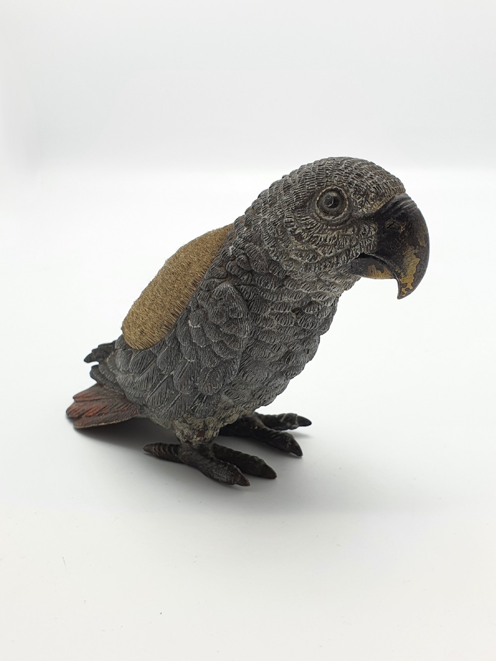 Wonderful Austrian Novelty Parrot Pen Wipe – circa 1900 View II