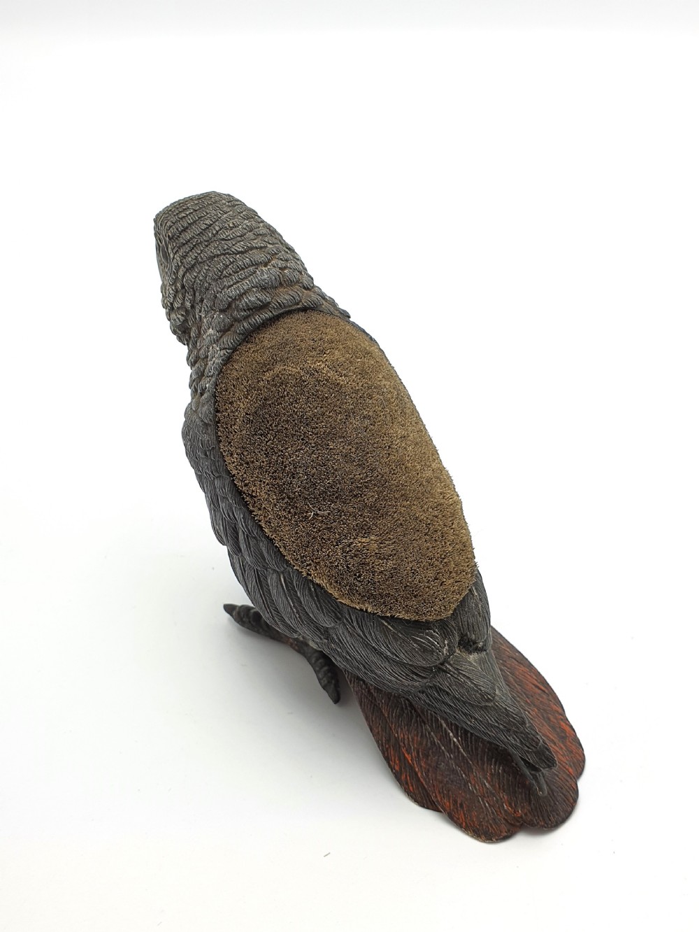 Wonderful Austrian Novelty Parrot Pen Wipe – circa 1900 View III