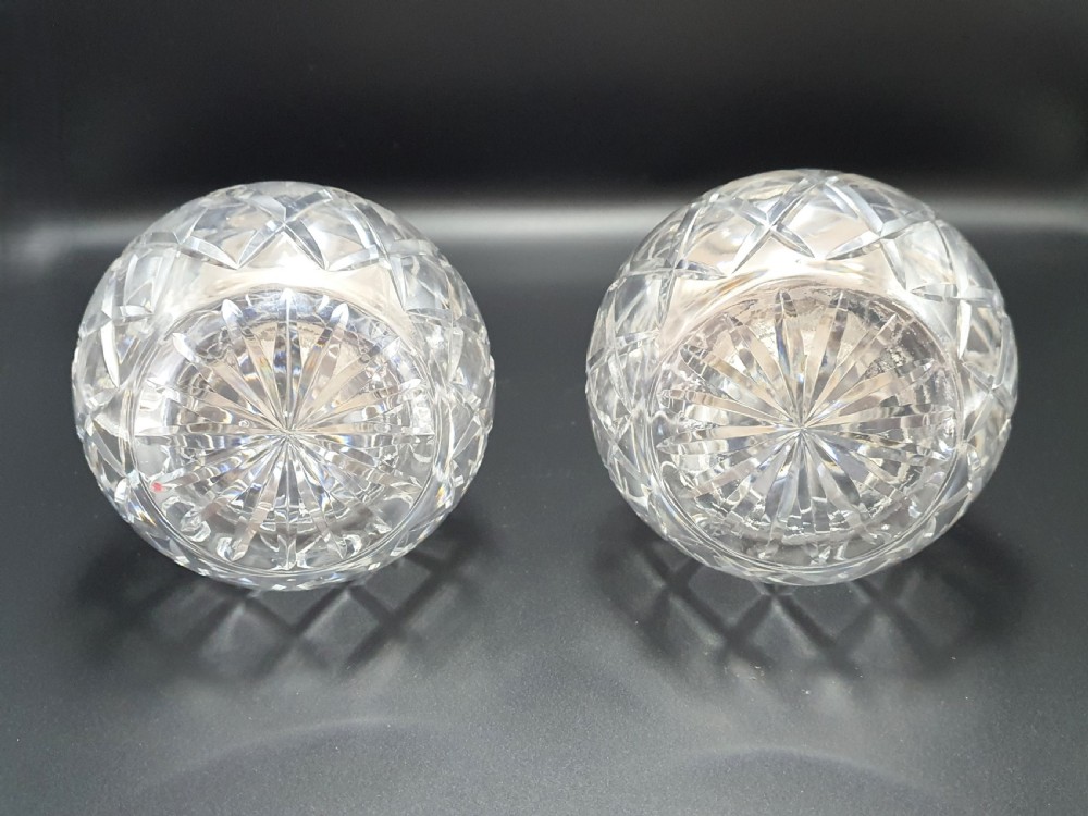 Magnificent Pair of Cut-Glass Claret Jugs – circa 1930 View VI