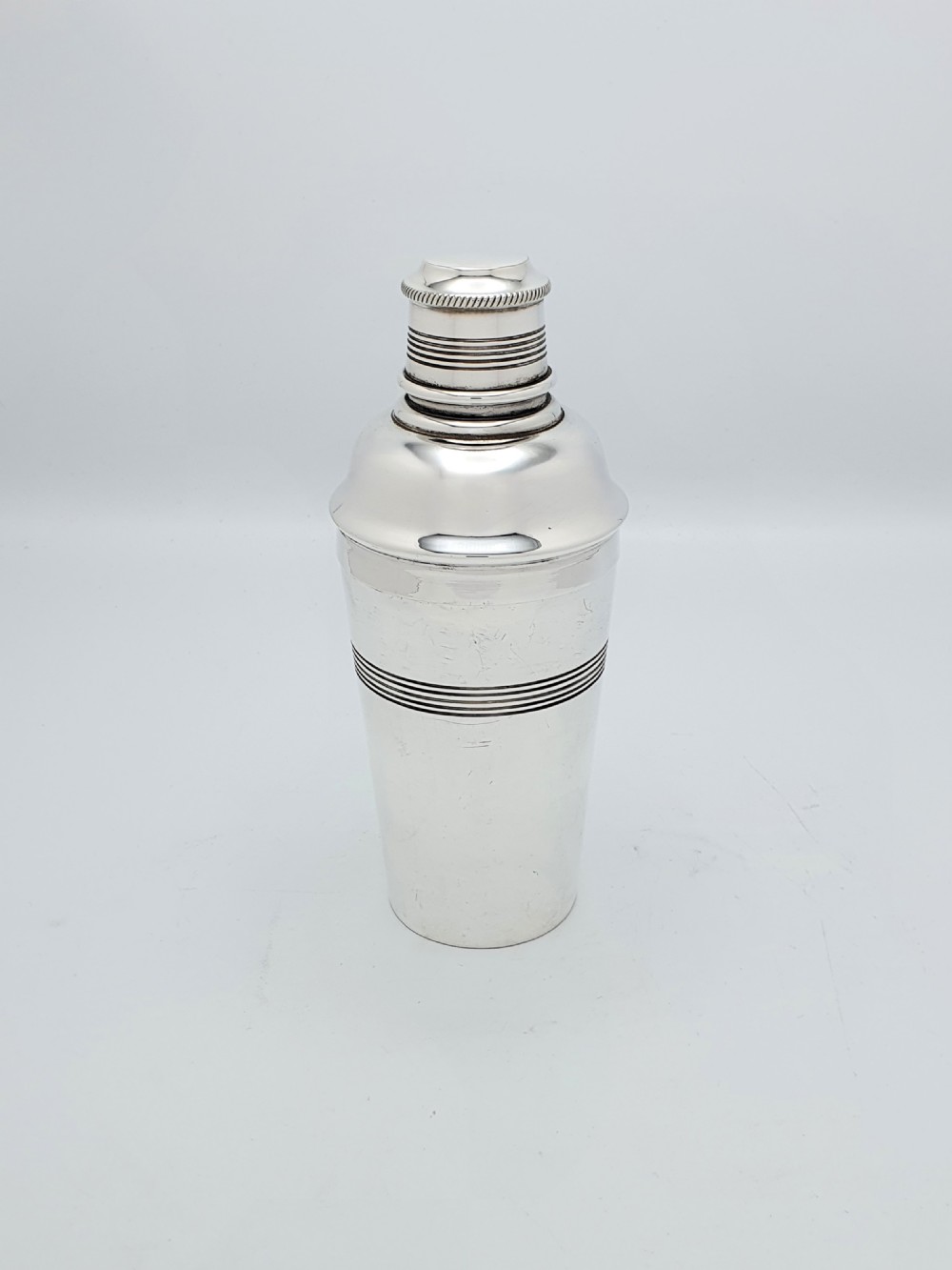 Lovely Art Deco Silver Plated Cocktail Shaker - circa 1930
