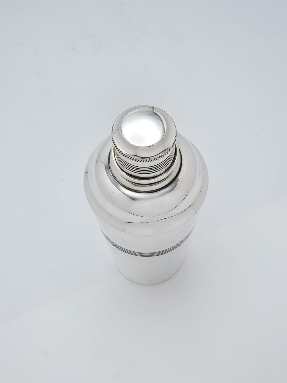 Lovely Art Deco Silver Plated Cocktail Shaker - circa 1930 View II