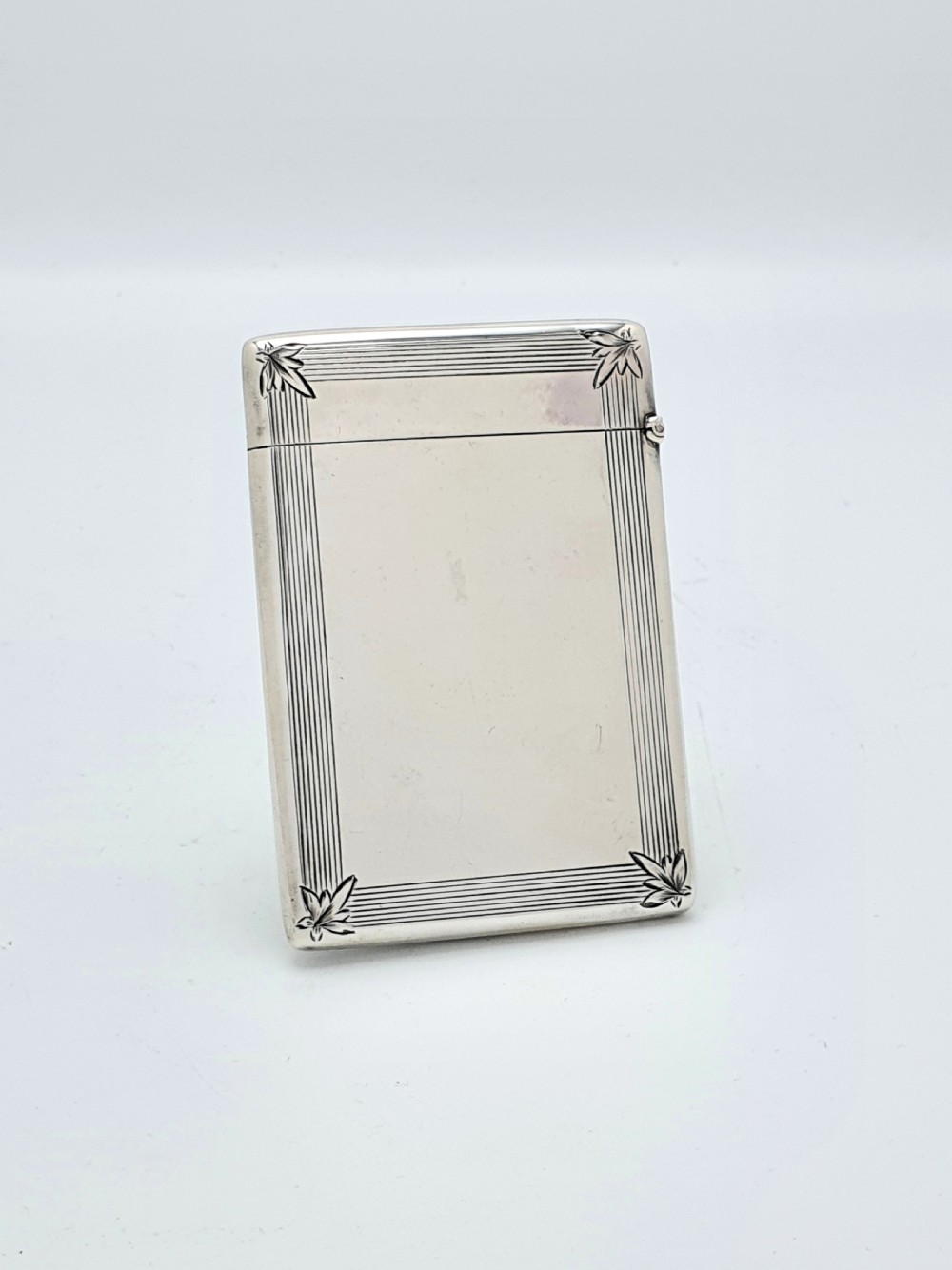 Handsome Edwardian Silver Card Case - 1906 View II