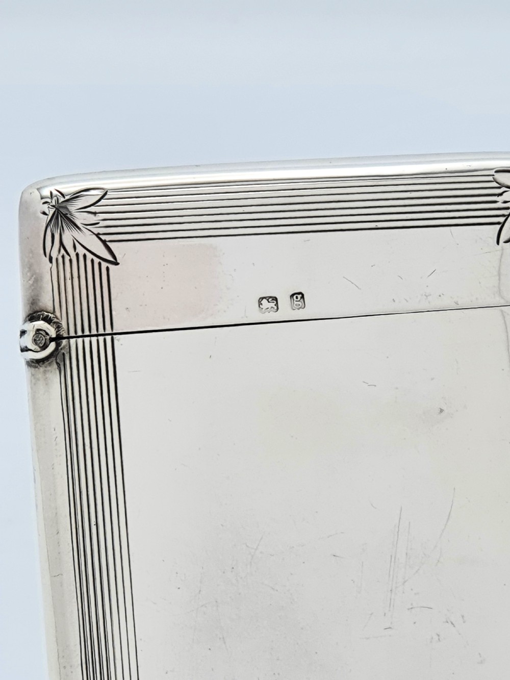 Handsome Edwardian Silver Card Case - 1906 View III