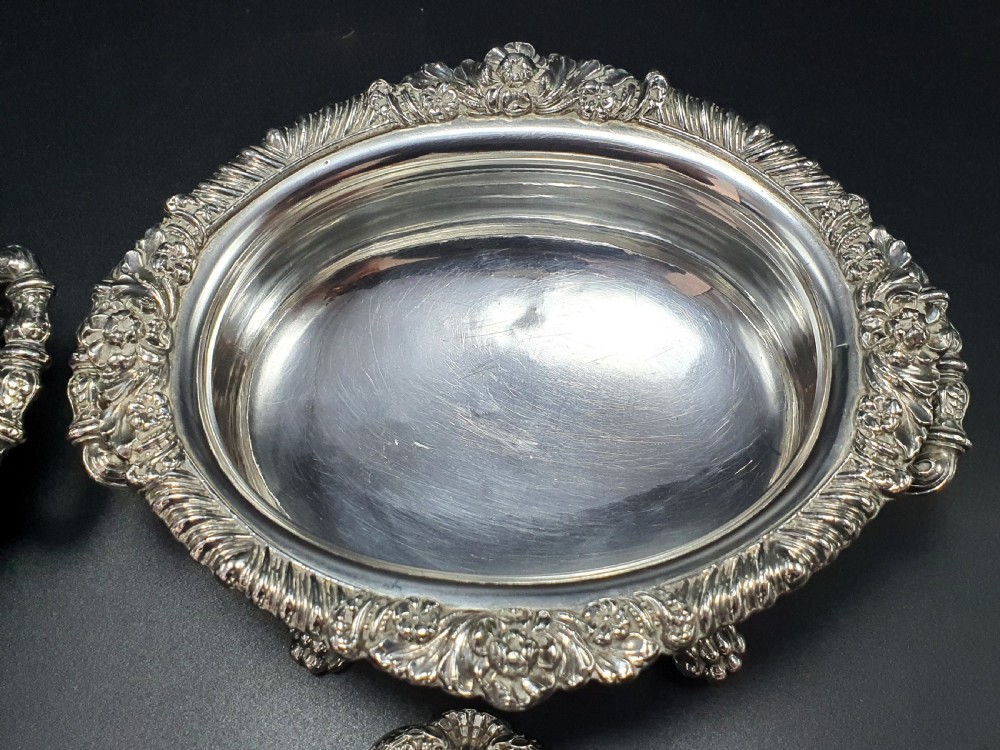 Fabulous Pair of Victorian Sauce Tureens – circa 1840 View VII