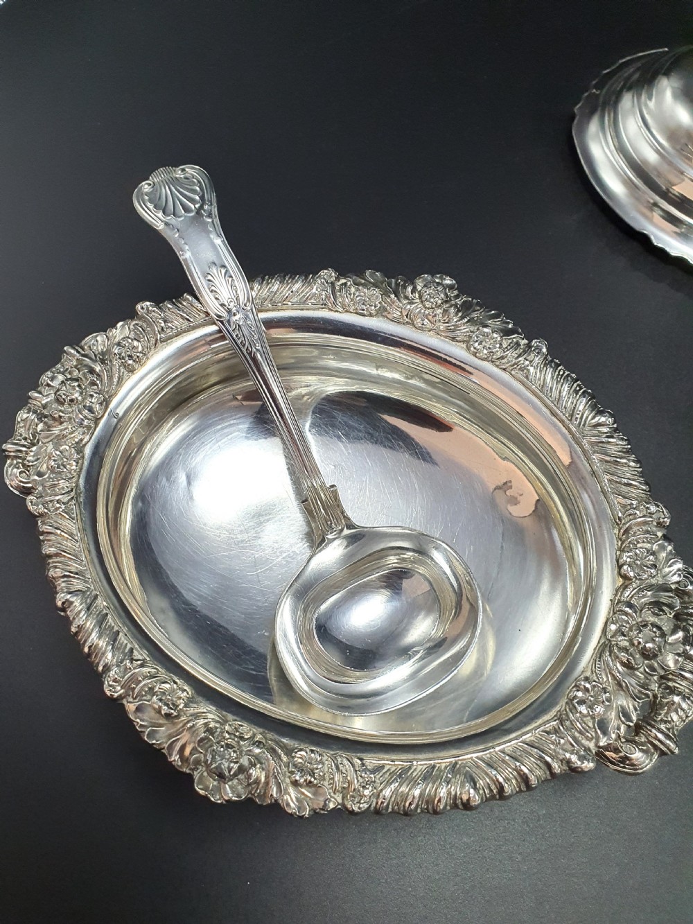 Fabulous Pair of Victorian Sauce Tureens – circa 1840 View X