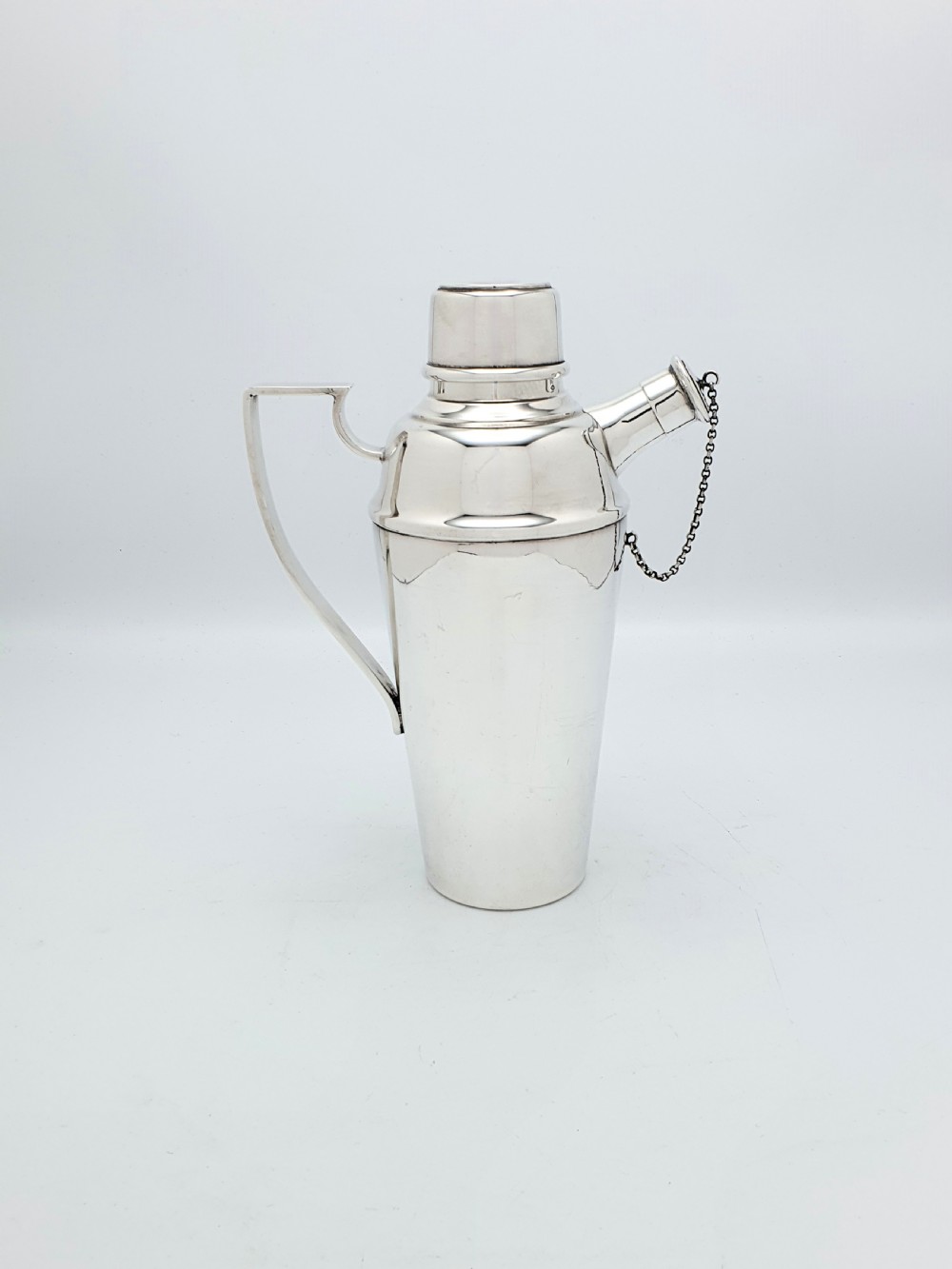 Gorgeous Asprey Silver-Plated Cocktail Shaker – circa 1930 View II