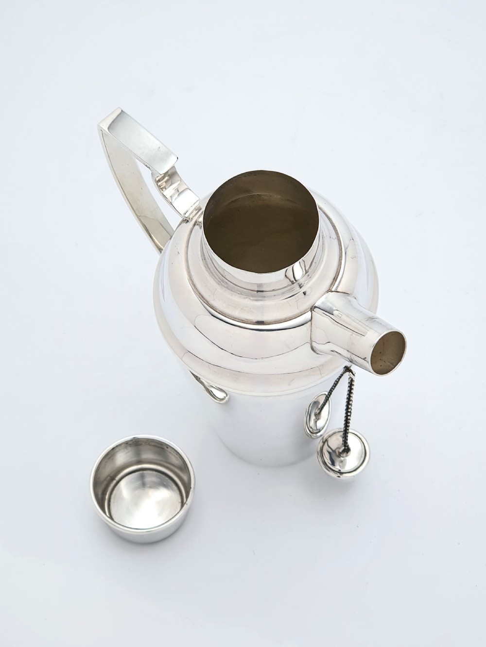 Gorgeous Asprey Silver-Plated Cocktail Shaker – circa 1930 View VI
