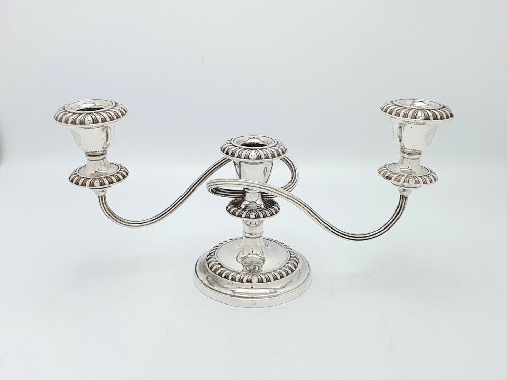 Fabulous Pair of Antique Low Candelabras – circa 1920 View IV