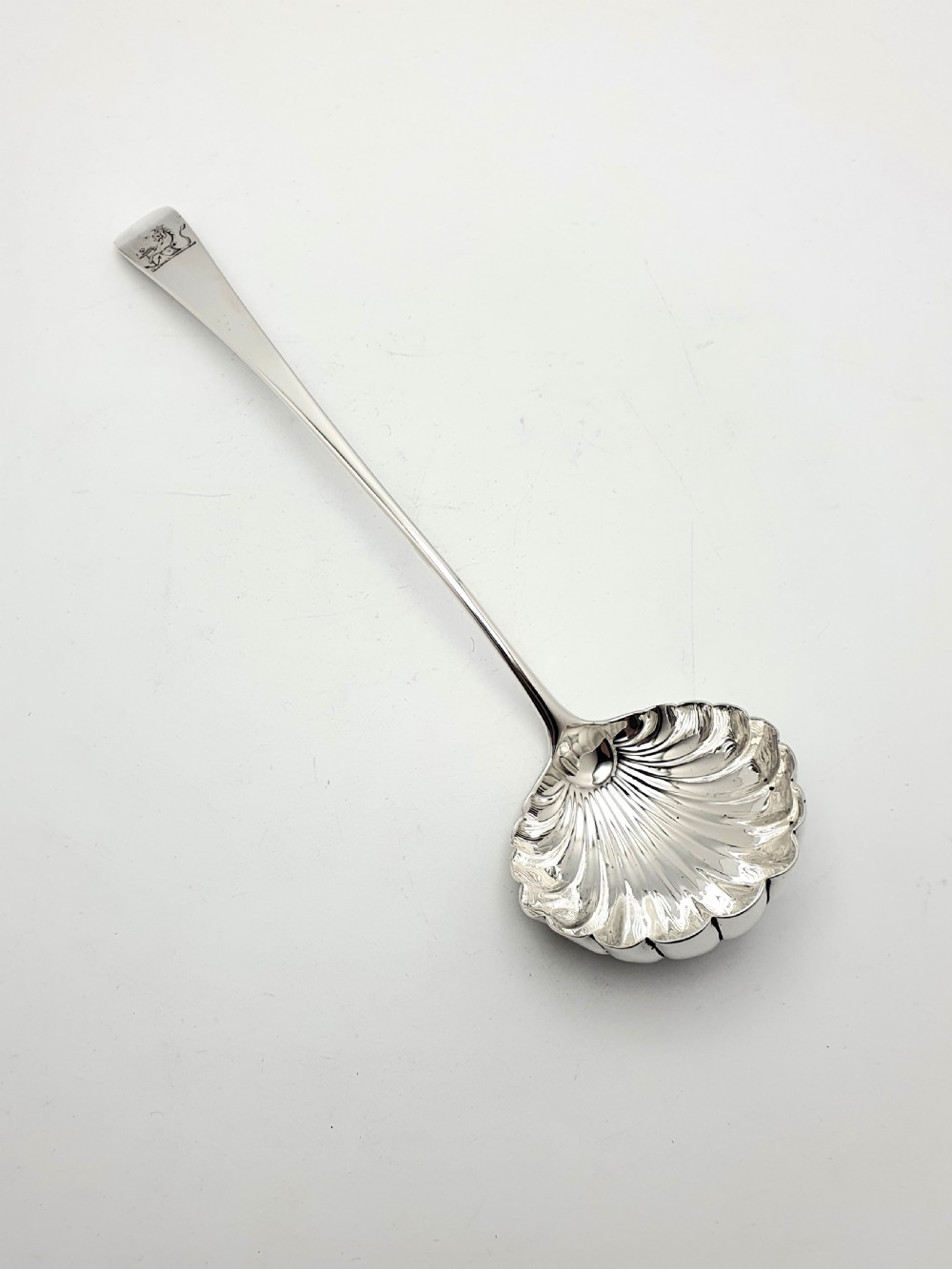 Nice Georgian Silver Soup Ladle – London, 1782