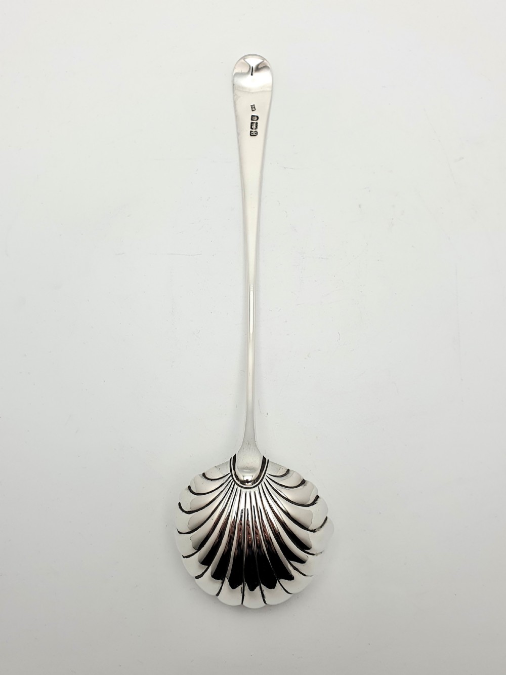 Nice Georgian Silver Soup Ladle – London, 1782 View III