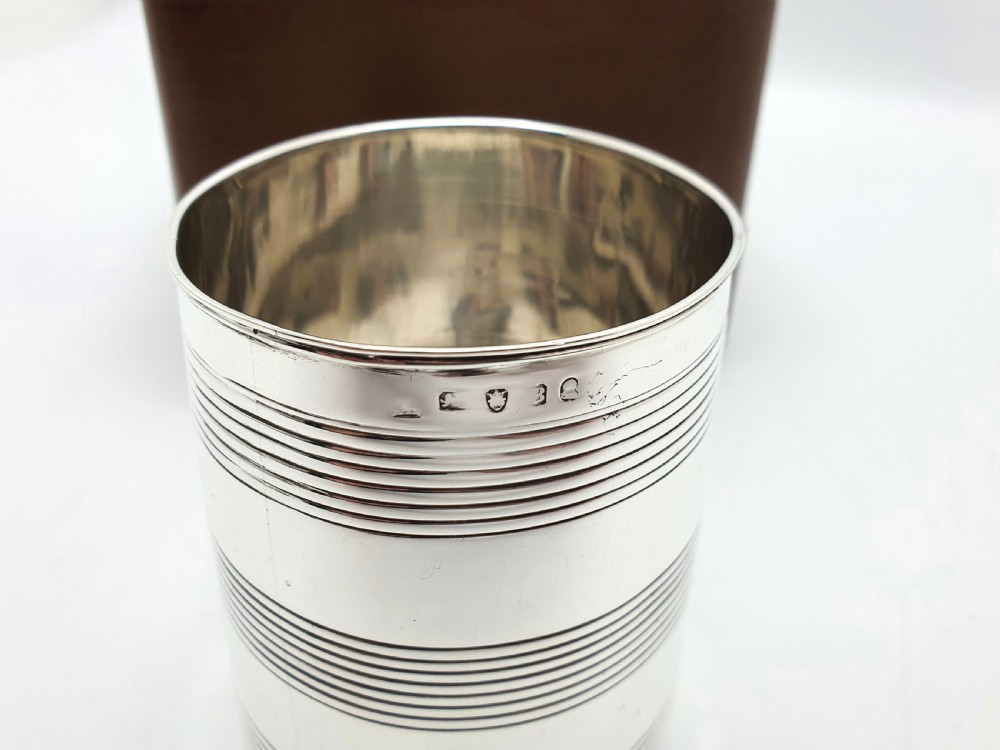 Nice Georgian Solid Silver Beaker – London, 1797 View IV