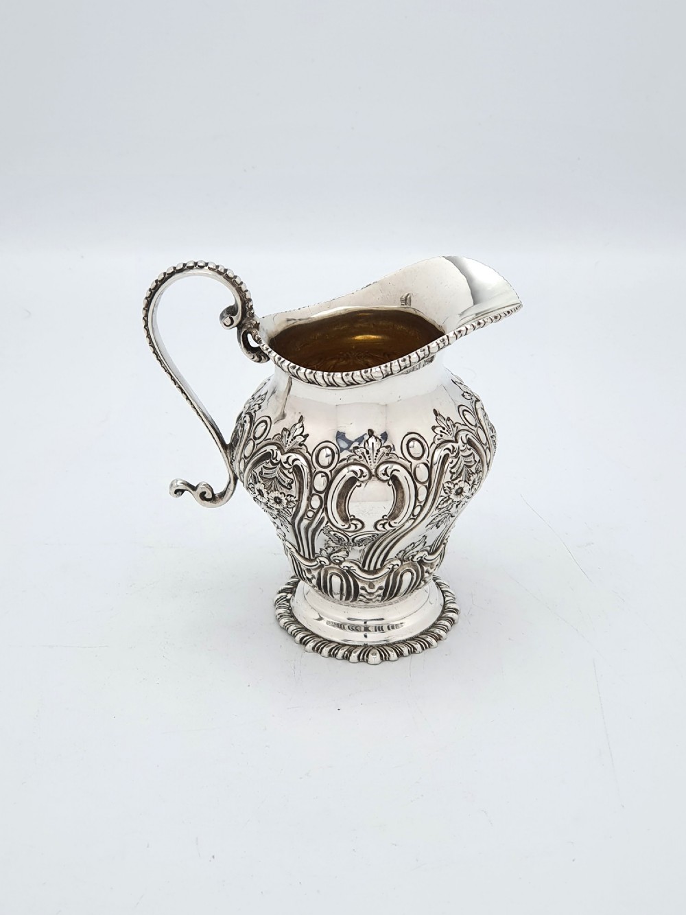 Fabulous Victorian Embossed Three-Piece Silver-Plated Tea Set - 1888 View X
