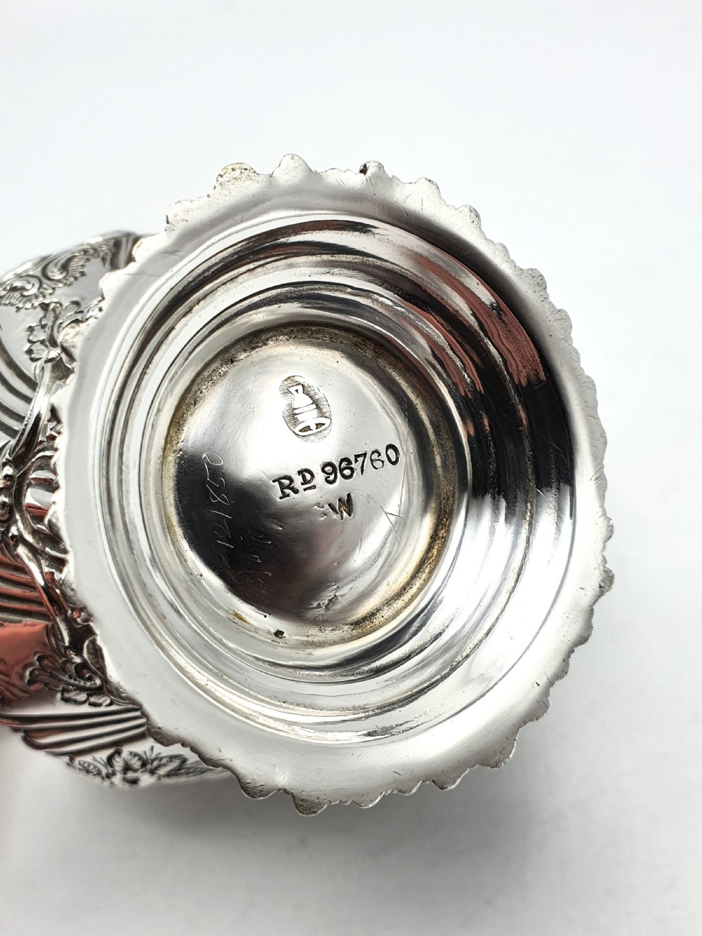 Fabulous Victorian Embossed Three-Piece Silver-Plated Tea Set - 1888 View XIV