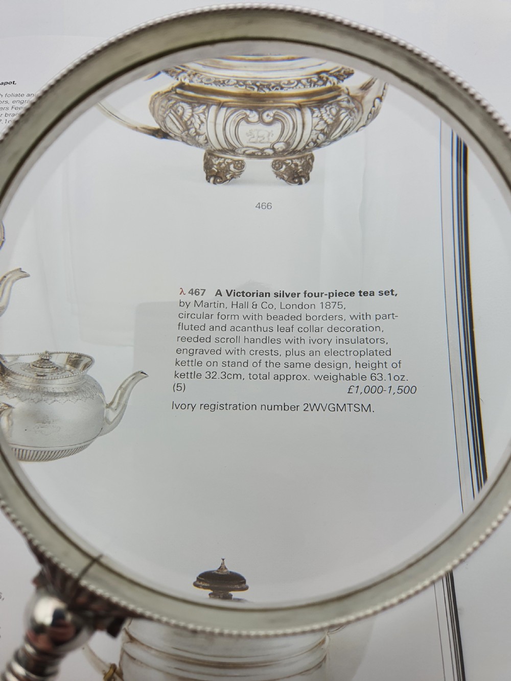 Nice Large Silver Handled Magnifying Glass – 1914 View VII