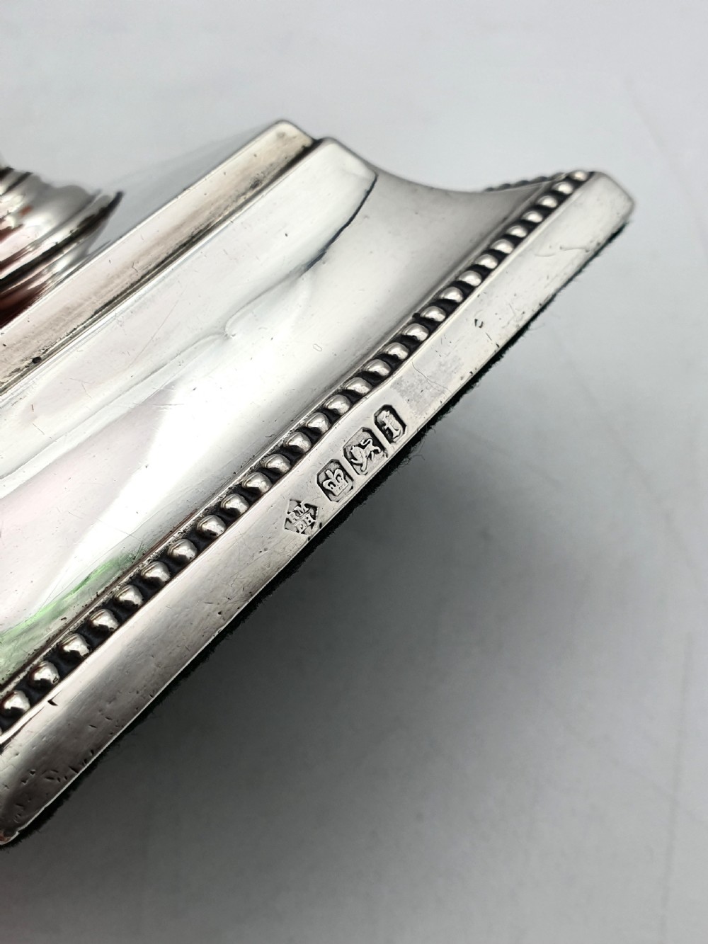 Pretty Victorian Silver and Glass Flower Flute - 1898 View V