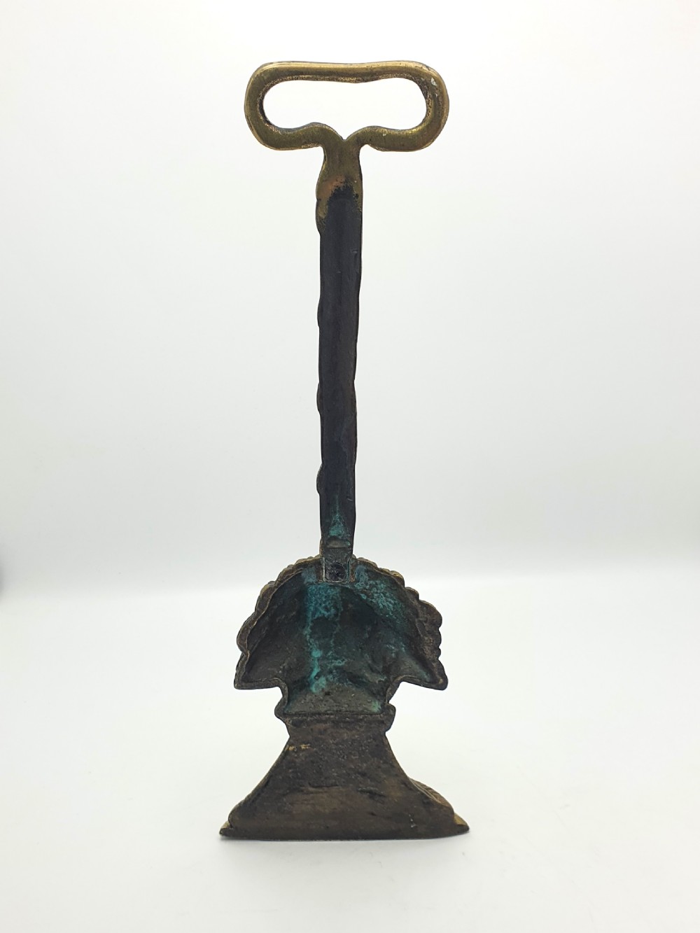 Lovely Edwardian Brass Doorstop - circa 1905 View III