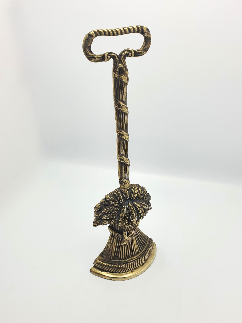 Lovely Edwardian Brass Doorstop - circa 1905 View V