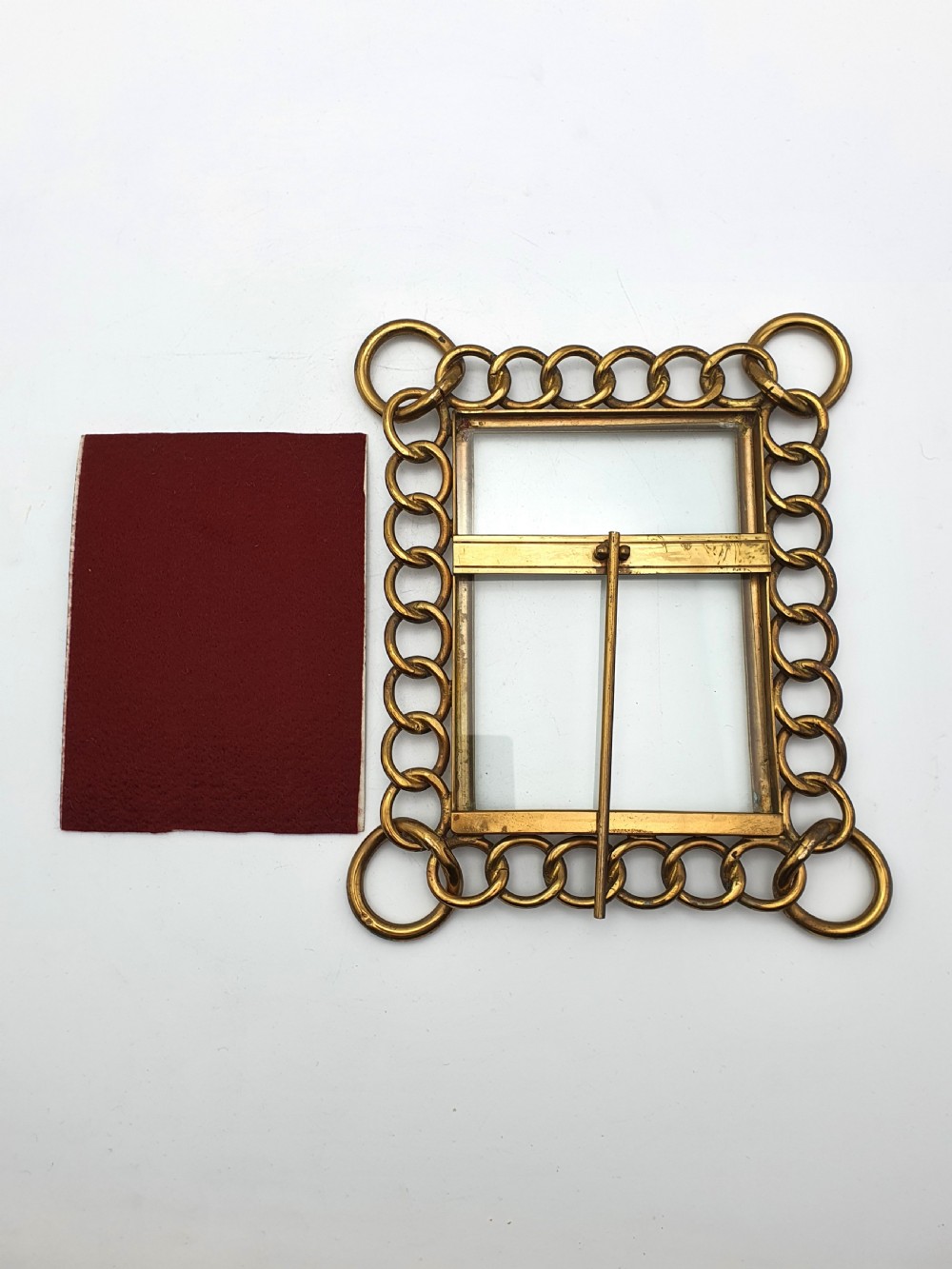 Splendid Edwardian Brass Ringed Photo Frame – circa 1905 View IV