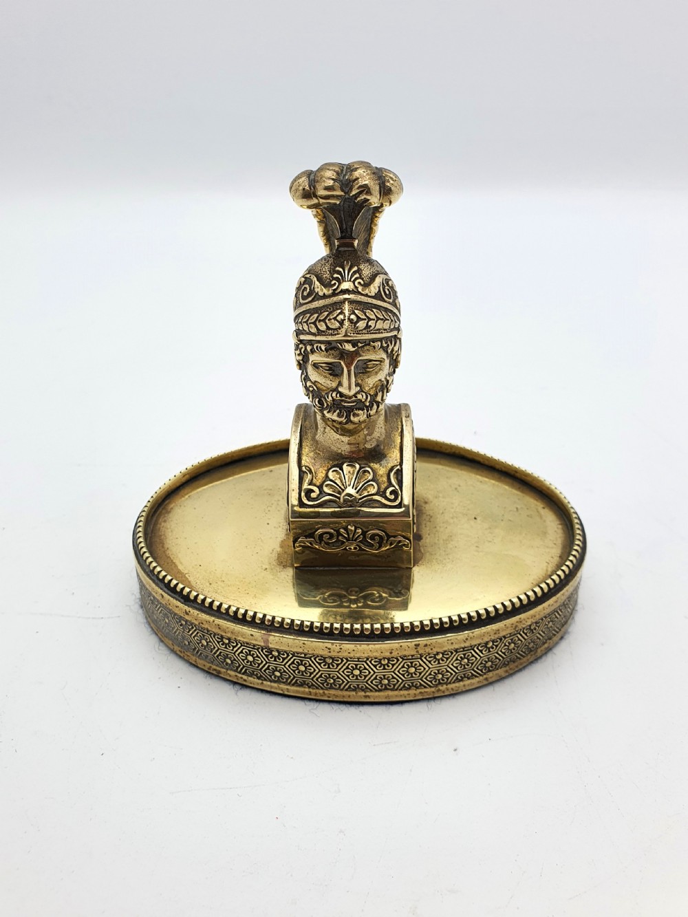 Handsome French Military Style Brass Paper Weight – circa 1870