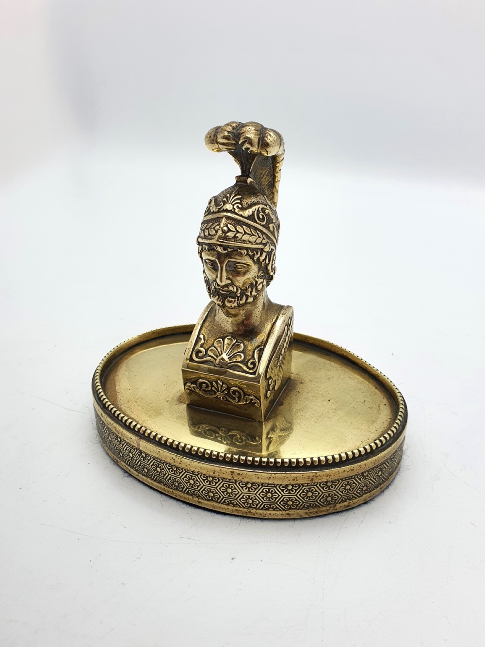 Handsome French Military Style Brass Paper Weight – circa 1870 View II