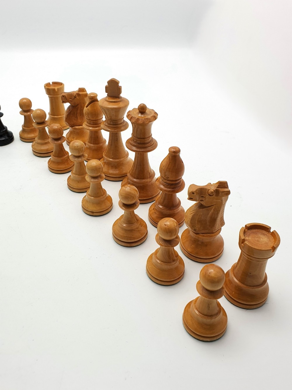 Nice Staunton Style Chess Set – circa 1930 View III