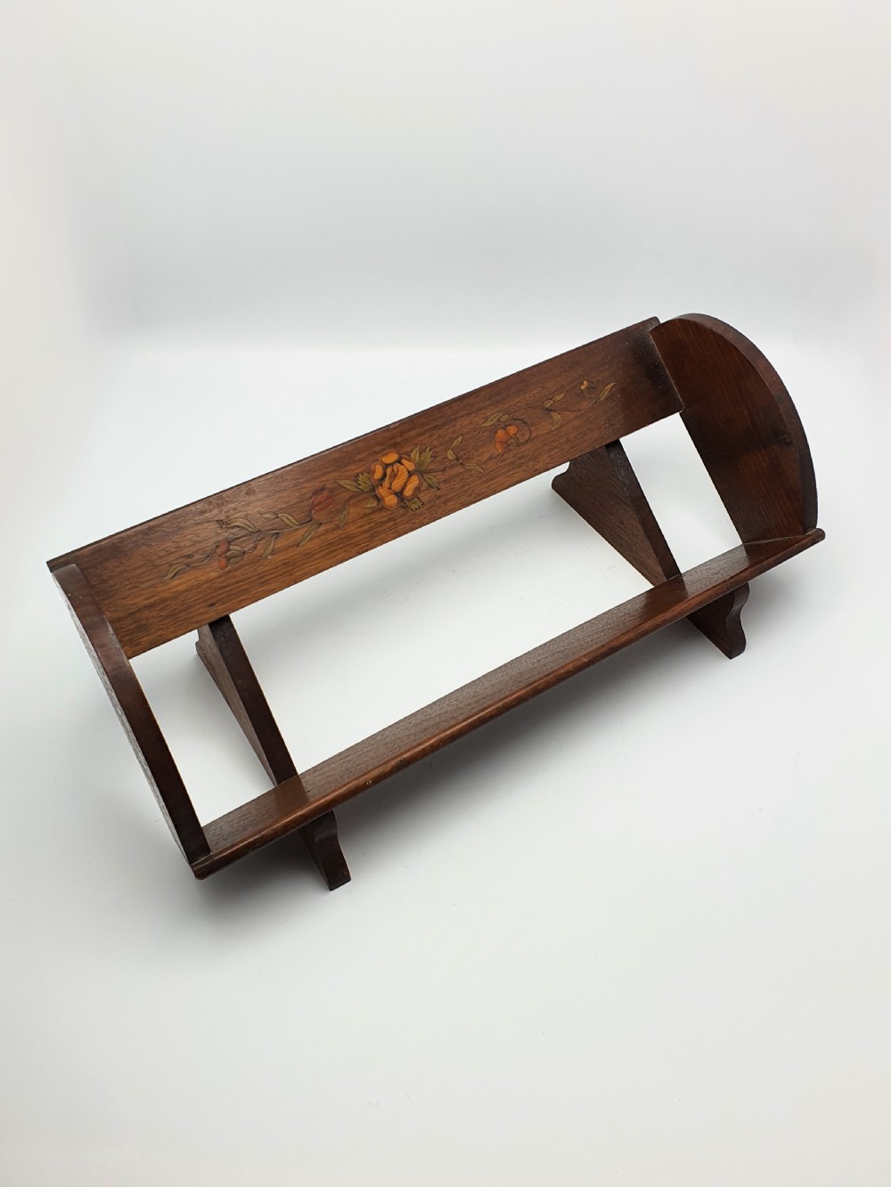 Gorgeous Edwardian Oak Book Trough – circa 1905